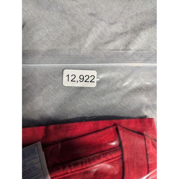 Vintage Schwarzschild Radius Shirt Red God Said There Was Light 80s Science - Picture 10 of 10